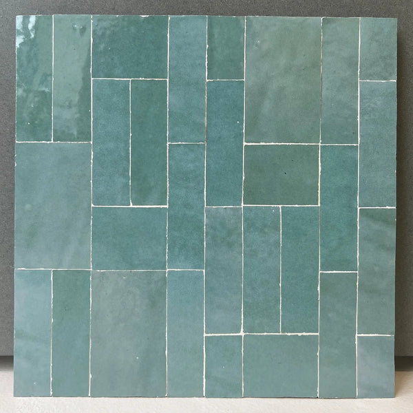 Midnight Blue Custom Made 2" x 2" Zellige Tiles (Per Sqft) - Custo&Co